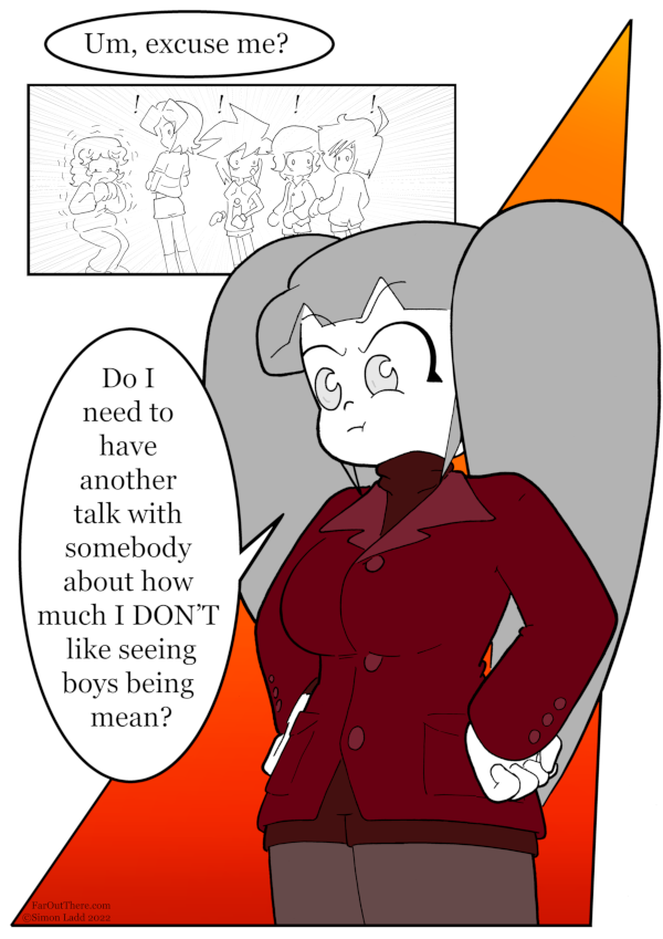 Turtlenecks = Authority (at least, they do when I'm the one drawing the comic)