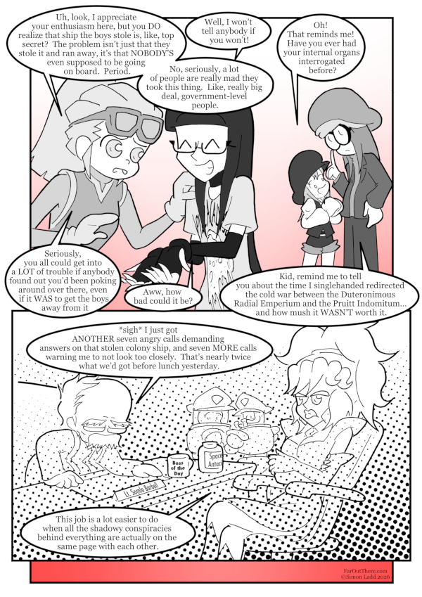 "Also, try to find out why our office has apparently become infested with bouncy balls"