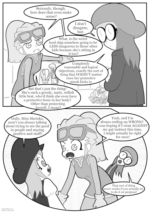 I deliberately decided to wait until AFTER I'd added the speech bubbles to start adding he details on the vending machines... which is why there wound up being no details on the vending machines.