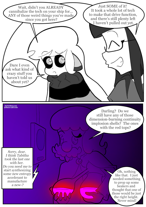 "Also, do you know what this glowing stuff is?  Because I sure wasn't the one who made it."
