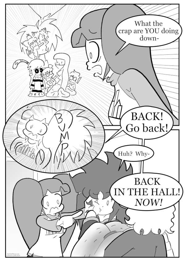 In a strange way, this is what I feel like when I have a comic finished too far ahead of time.