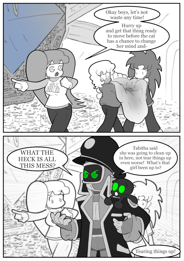 In which I atone for all the recent pages with mostly blank backgrounds by needlessly devoting extra space in THIS page to all the clutter